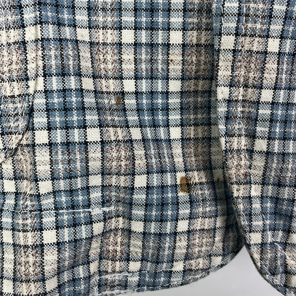 Vintage Esprit Sport Cropped Blazer Jacket Blue Plaid - Picture 7 of 14